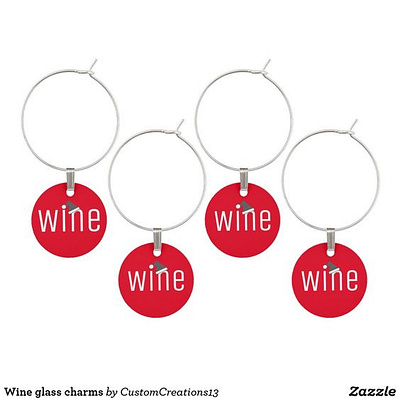 Wine glass charms charm charms wine wine glass zazzle
