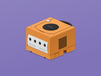 Gamecube Illustration gamecube illustration nintendo vector video games