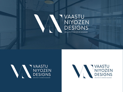 Vaastu niyozen designs Logo&Branding architect logo artwork branding creative design film graphic illustrations inspiration interior design logo logo logos photoshop ui ux vector