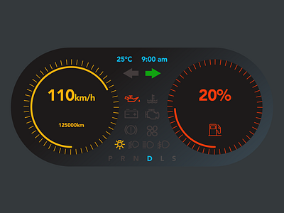 Daily UI challenge 034 car car interface cardashboard carinterface daily ui dailyui dashboard design ui ui challenge ux ux design uxdesign uxui