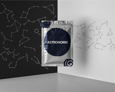 Stars constellation packaging design astronomic celestial constelletions cosmic package packaging design stars universe