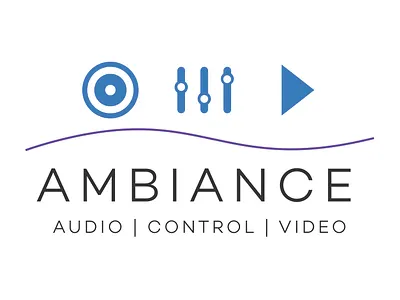 Ambiance Audio | Control Video logo 1 branding design logo