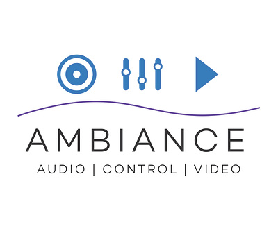 Ambiance Audio | Control Video logo 1 branding design logo