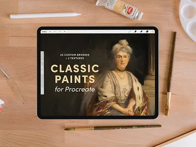 Classic Paints – Procreate Brushes brush brush set classic paint design drawing illustration paint paint brush paint brushes painted painting painting brushes paintings procreate procreate brush procreate brush set procreate brushes sketch sketching stroke
