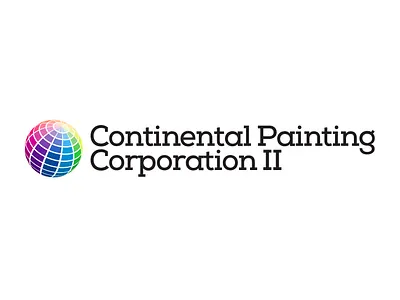 Continental Painting Corp. logo 2 branding design logo