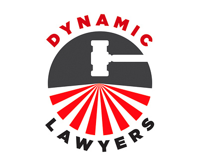 Dynamic Lawyers logo branding design logo