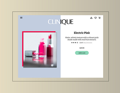 E-Commerce Shop dailyui dailyui012 design makeup