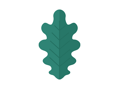 Day 268 - 366 Days of Illustration Challenge - MintSwift digital illustration english oak flat design flat illustration flatdesign foliage illustration illustrations illustrator leaf mintswift oak oak leaf oak tree plant stalk stem tree vector art vector illustration
