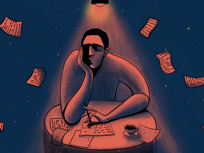 The road animation character dream fairytale gif illustration melancholic