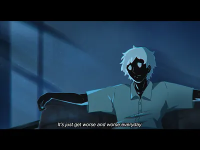 Depression 02 anime art artwork character digital disney illustration manga