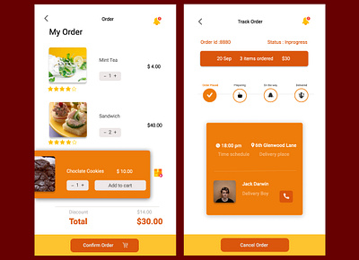 food app order screen design app food app design illustration art illustrations infographic mobile app mobile app design uidesign uidesigner usability userexperiencedesign uxdesigner visual design