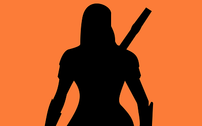 Lady sif art character design female illustration marvel sif silhouette thor warrior