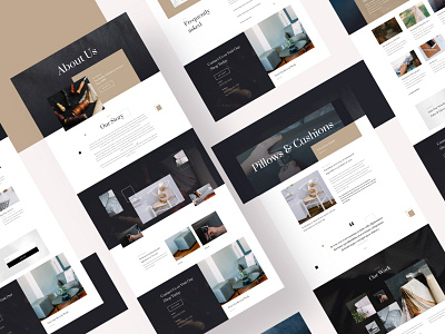 Upholsterer Layout pack | Divi couch creative decoration design divan divi furniture graphic design high contrast home decor layout design minimal typography ui upholstery ux website