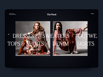 The Ward - Visual 3d app branding clean contrast intraction intro motion redesign ui web