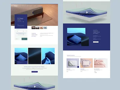 Casper 2.0 Product Page Concept branding design direction. ui ux web design