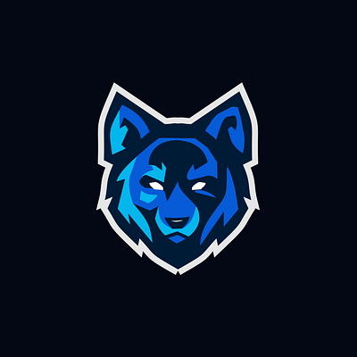 Wolf Mascot Logo illustration logo mascot