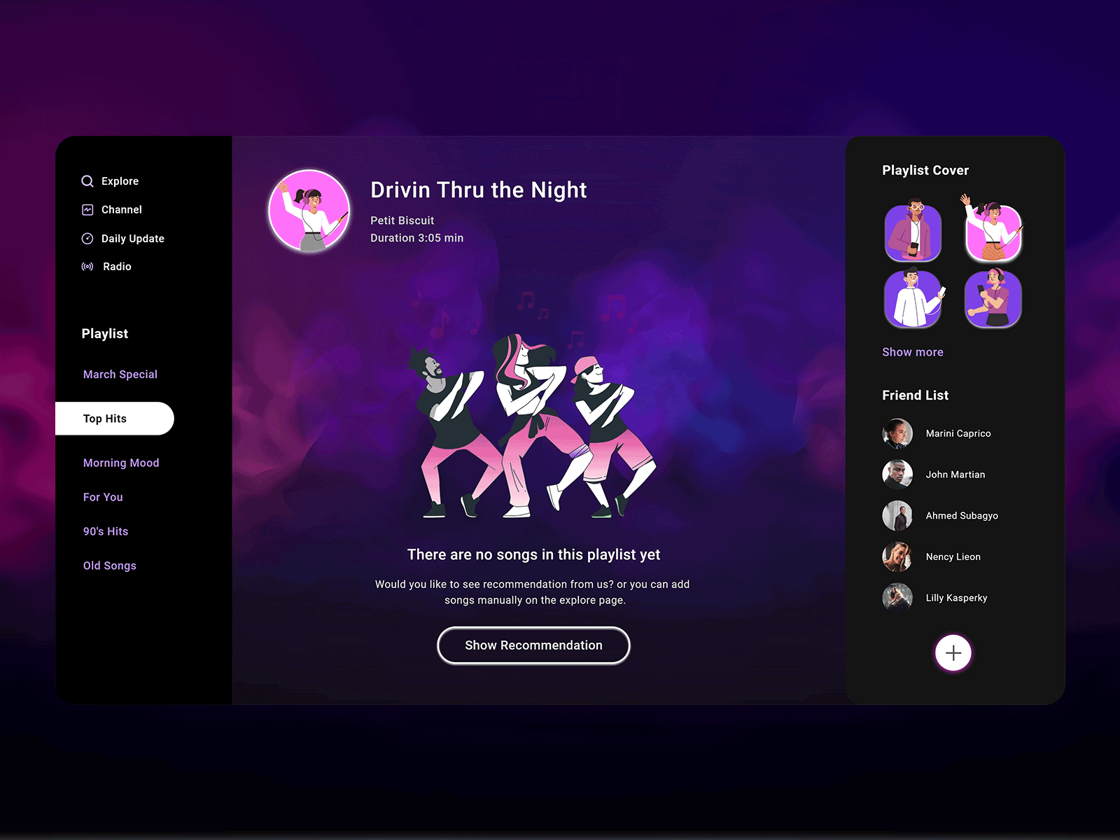 Online Music Player web ui animated gif animation dailyui design music music player trending ui uidesign ux webdesign webui webuiuxdesign