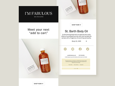 Fabulous Beauty Email Newsletter beauty beauty app beauty newsletter beauty product branding design ecommerce ecommerce design ecommerce shop email design email marketing email newsletter email template minimal newsletter newsletter design product newsletter ui ux webdesign