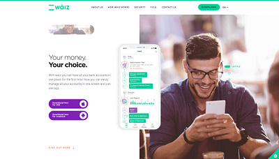 waiz.gr website UX/UI interaction design ui ui design ux ux design web design