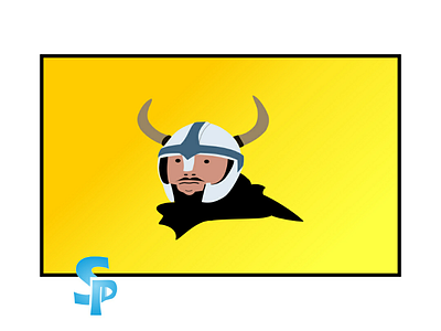 Flat Viking flat design