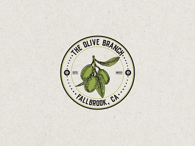 Branding - The Oliv Branch logo a logo design brand branding drawing illustration logo logodesign modern vintage oil olive olive branch olive oil retro retro logo sketch unique vintage vintage badge vintage design vintage logo