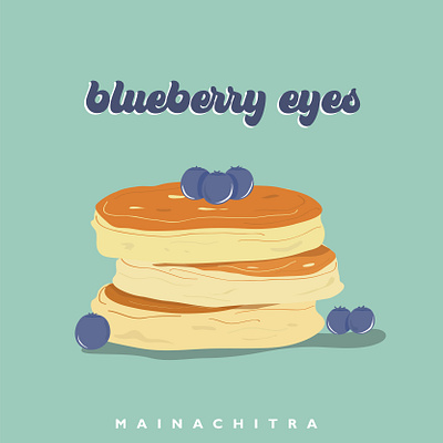 Blueberry Eyes digital art digital drawing food food illustration illustration