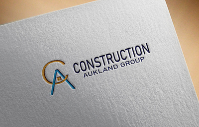 CA4 construction logo iconic logo lettermark unique logo