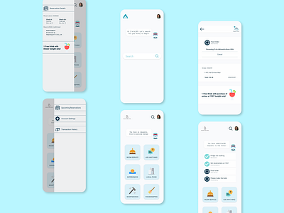 Redesign Concept: Alice Guest Application clean ui concierge hospitality hotel app ios app mobile ui product design redesign redesign concept sidebar