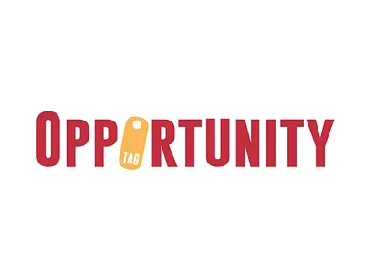 opportunity tag brand brand design brand identity branding branding design illustration logo opportunity tag typography vector