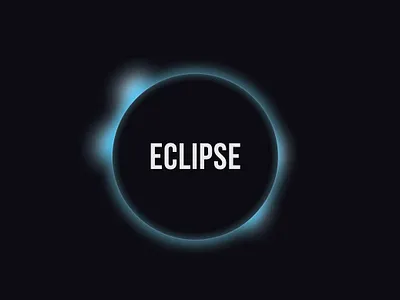 Eclipse adobephotoshop blues creative design earth eclipse flat gradient gradient color graphicdesign logodesign minimal art negative space round logo shape