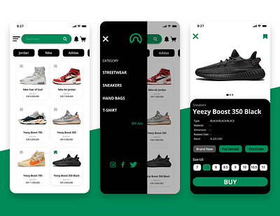 Sneakers Shop - UI/UX Apps app app design application design design app ui ui ux ui design uidesign uiuxdesign ux