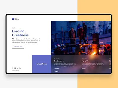 Blue Clover - Coming Soon Shot adobe photoshop adobexd clean coming soon page coming soon template comingsoon creative design splash page typography ui uidesign webdesign website webui webuiuxdesign