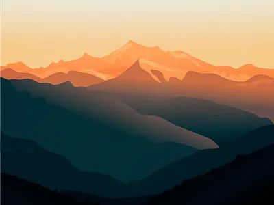 Vector mountins illustration vector vector illustration
