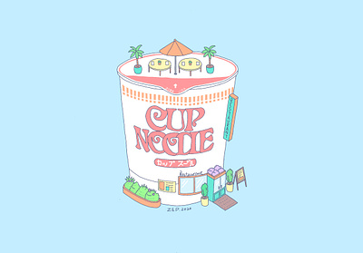 Cup Noodle cupnoodle design illustration