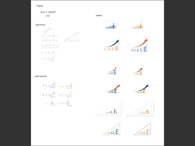 Logo concepts for eLitmus SCALE app branding design icon illustration logo sketch ui ux web website