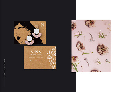 N/NA by Nina Rachel - Jewellery Cards branding character design design graphic design illustration