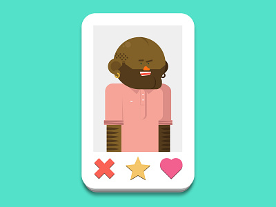 Illustration for Mtv character design flat flat design illustration illustrator man mtv tinder vector vector art vector illustration