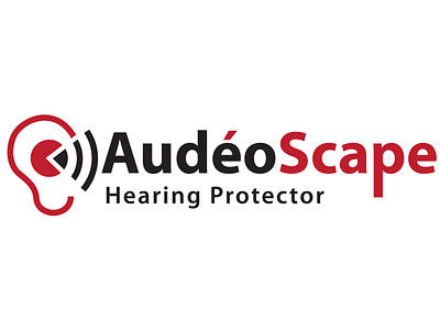 Audeoscape advertisement branding branding design cmyk hearingaid logo printmedia vector