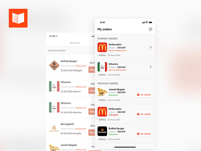 Orders Listing - ReDesign app clean design interaction ios mobile app ui ux