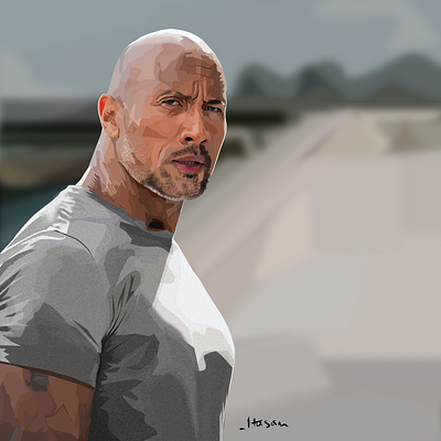 Dwayne Johnson Realistic Vector Portrait actor adobe illustrator flat hollywood illustration illustration art movie portrait portrait art portrait illustration portrait painting portraits sports the rock vector vector art vector illustration vectorart wrestler