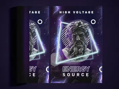 Lightning Energy / Key Visual antique energy event graphicdesign highvoltage illustrator keyvisual lightning modern photoshop power zeus