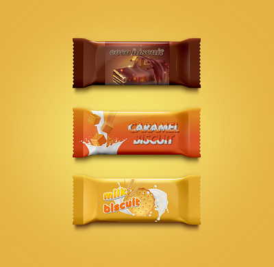 Biscute Label branding design graphic logo mockup