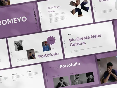 Romeyo Google Slides agency business catalog clean creative dashboad dashboard dashboard app dashboard design dashboard ui fashion layout lookbook minimal minimalist modern pitch deck proposal sleek template