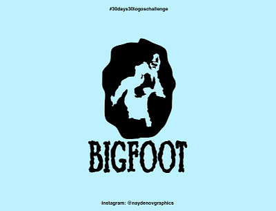 "Big Foot" logo 30 days 30 logos challenge. 20th of September design icon logo logo challenge logo creative logo creator logo design logo designer logo designer for hire logo idea logo ideas logo inspiration logo inspire logodesign logotype vector