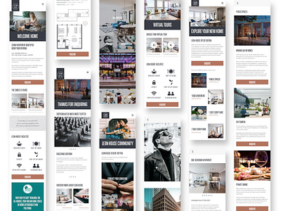Mobile Site Design branding mobile ui mobile website property ui ui design uiux ux web design website website design