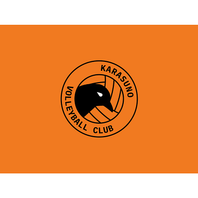 Fantasy Logo of Karasuno Highschool Volleyball Club anime branding flat haikyuu icon illustration logo logo design logotype minimal sports sports logo sportswear