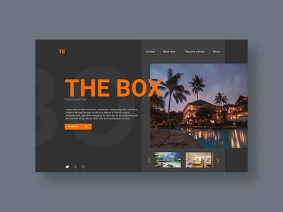 Online hotel booking website asymetric beautiful dark design hotel illustration landingpage morden sport ui ux web web design