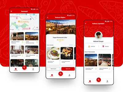 Restaurant Reservation App card creative mobile mobile app mobile application mobile design mobile ui mobile ui design reservation restaurant ui ux