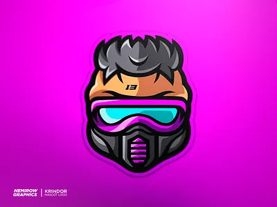 Mascot logo - Cyberpunk design esportslogo illustration illustrator logo mascot mascotlogo vector