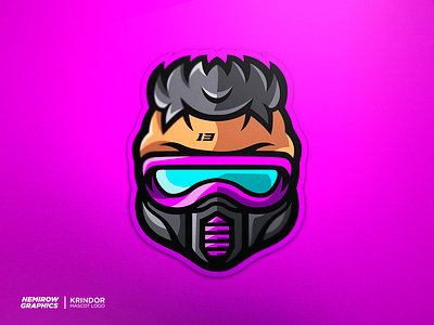 Mascot logo - Cyberpunk design esportslogo illustration illustrator logo mascot mascotlogo vector
